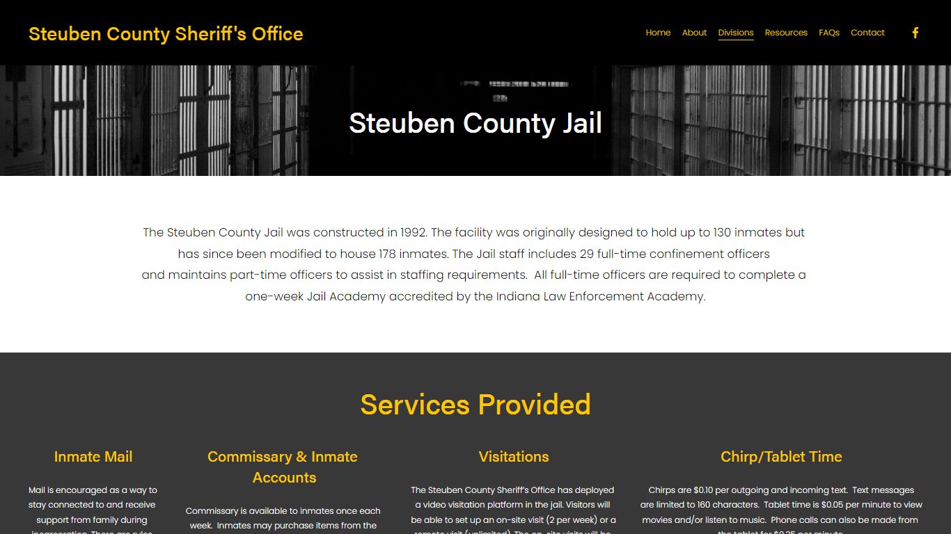 Jail - Steuben County Sheriff's Office