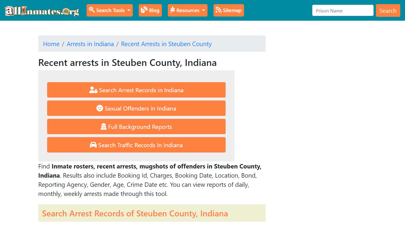 Recent arrests in Steuben County, Indiana | Mugshots, Rosters, Inmates ...